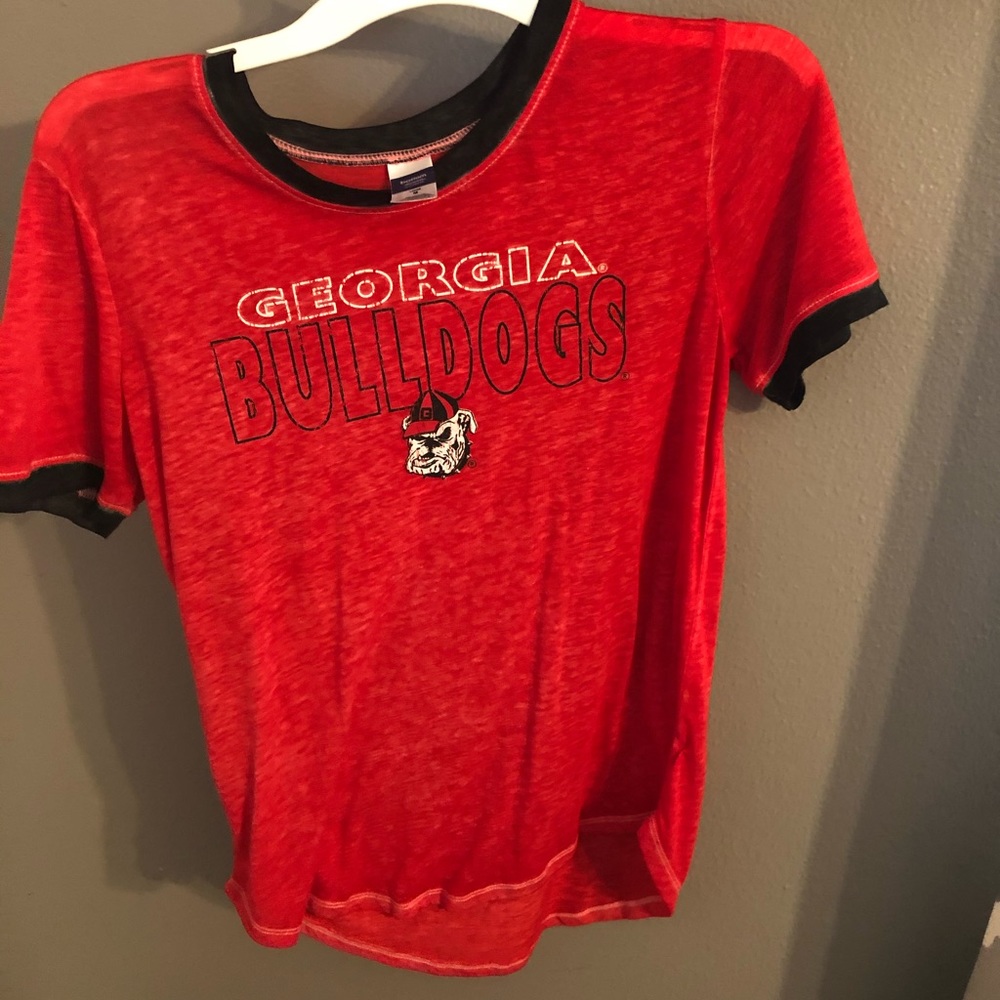 Ladies Georgia bulldog t-shirt
